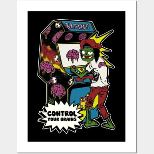 control your brains Posters and Art